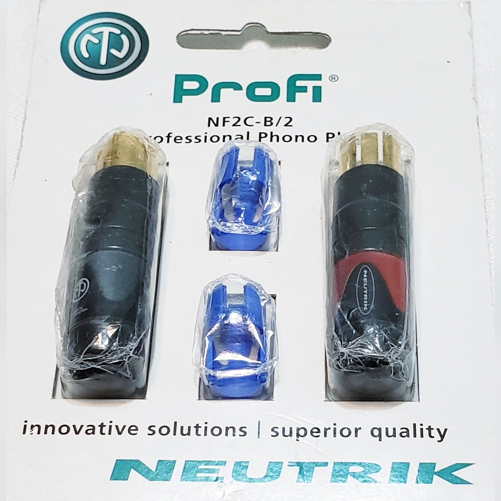 Profi-Neutrik Professional RCA type Audio cable phono plug